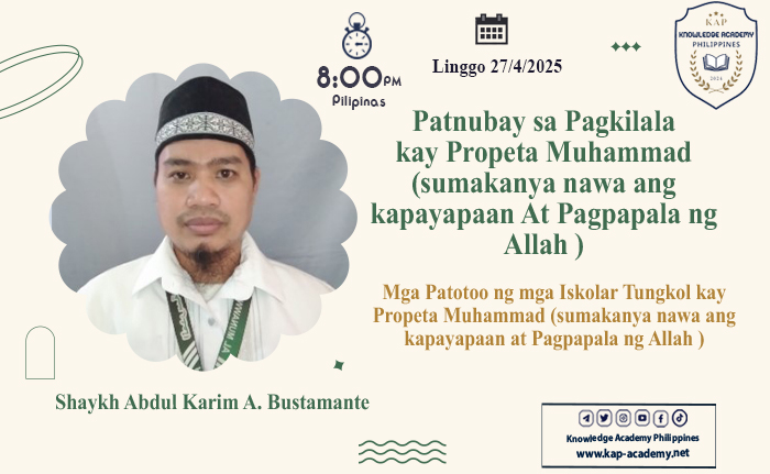 Mga Patotoo ng mga Iskolar Tungkol kay Propeta Muhammad (sumakanya nawa ang kapayapaan at Pagpapala ng Allah)
