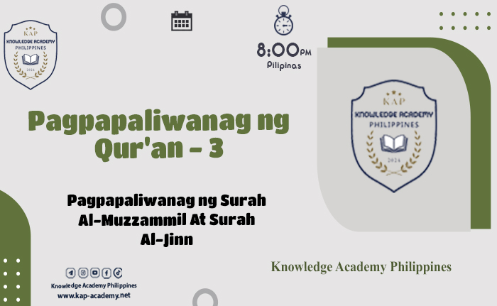 Pagpapaliwanag ng Surah Al-Muzzammil At Surah Al-Jinn