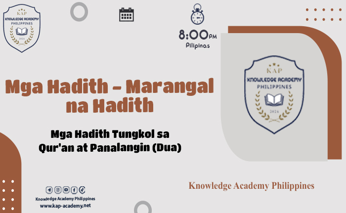 Mga Hadith Tungkol sa Qur'an at Panalangin (Dua)
