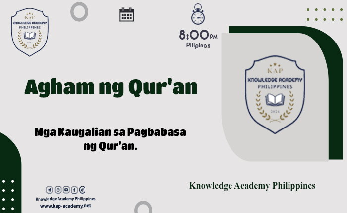 Mga Kaugalian sa Pagbabasa ng Qur'an.